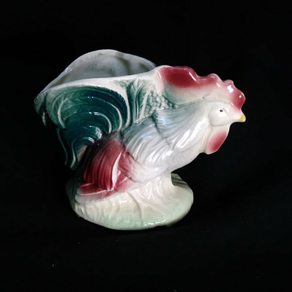 Vintage Rooster Planter